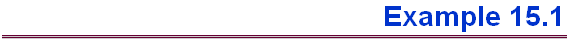 Example 15.1