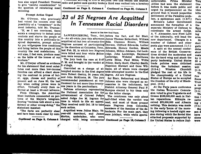 NYT page one october 5