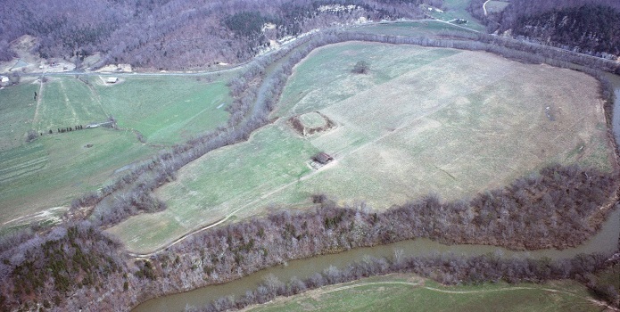 Mound Bottom Aerial 1974
