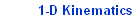 1-D Kinematics