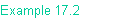 Example 17.2